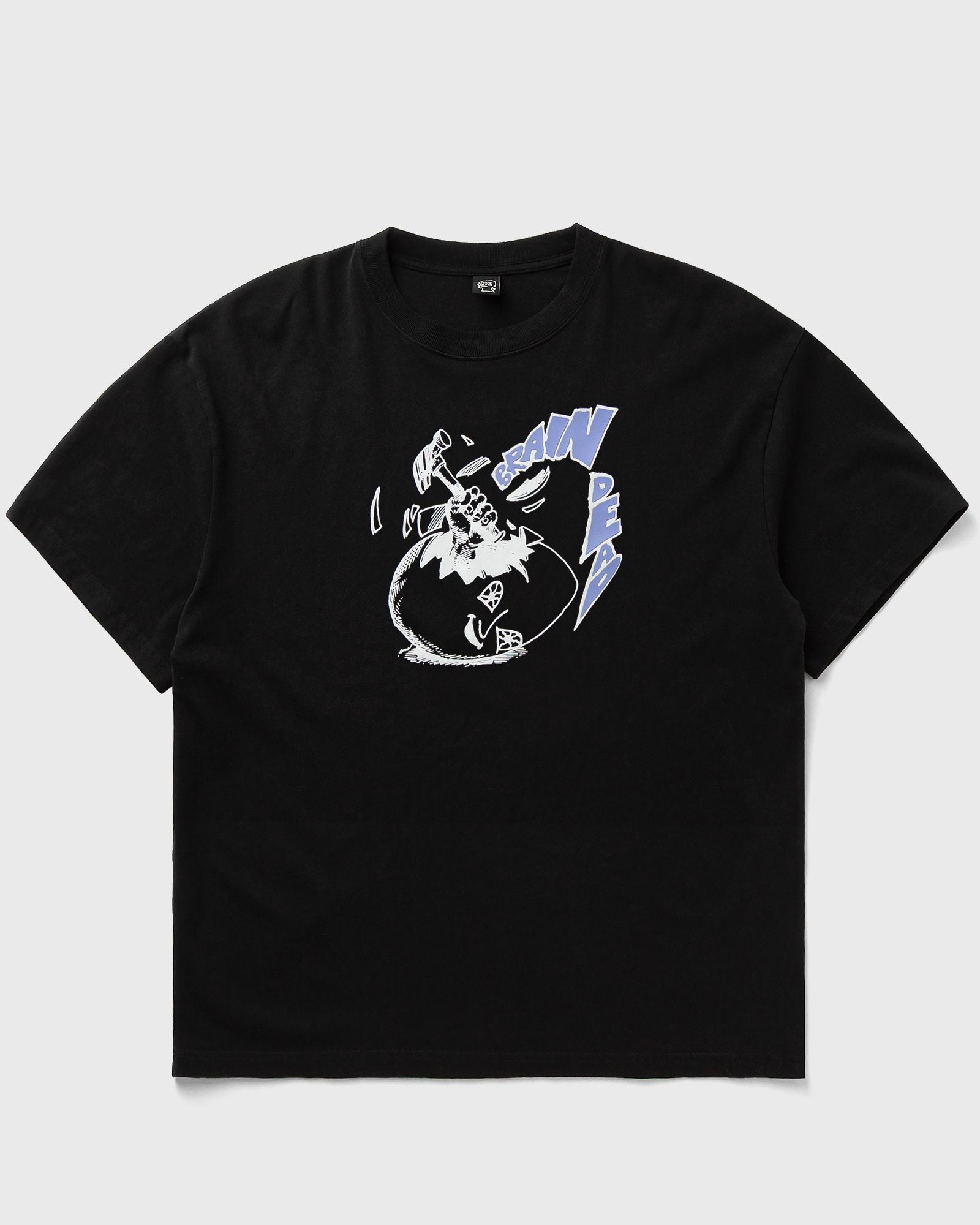 Brain Dead CRACK AN EGG TEE, black