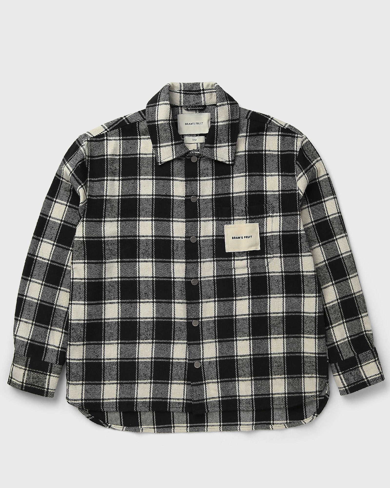 Bram´s Fruit Flanel Overshirt, black