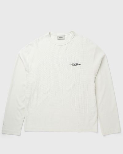 Bram´s Fruit Stamp Waffle Longsleeve, white