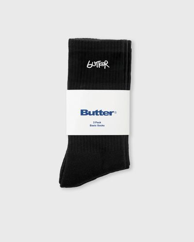 Butter Goods 3-Pack Basic Socks, white