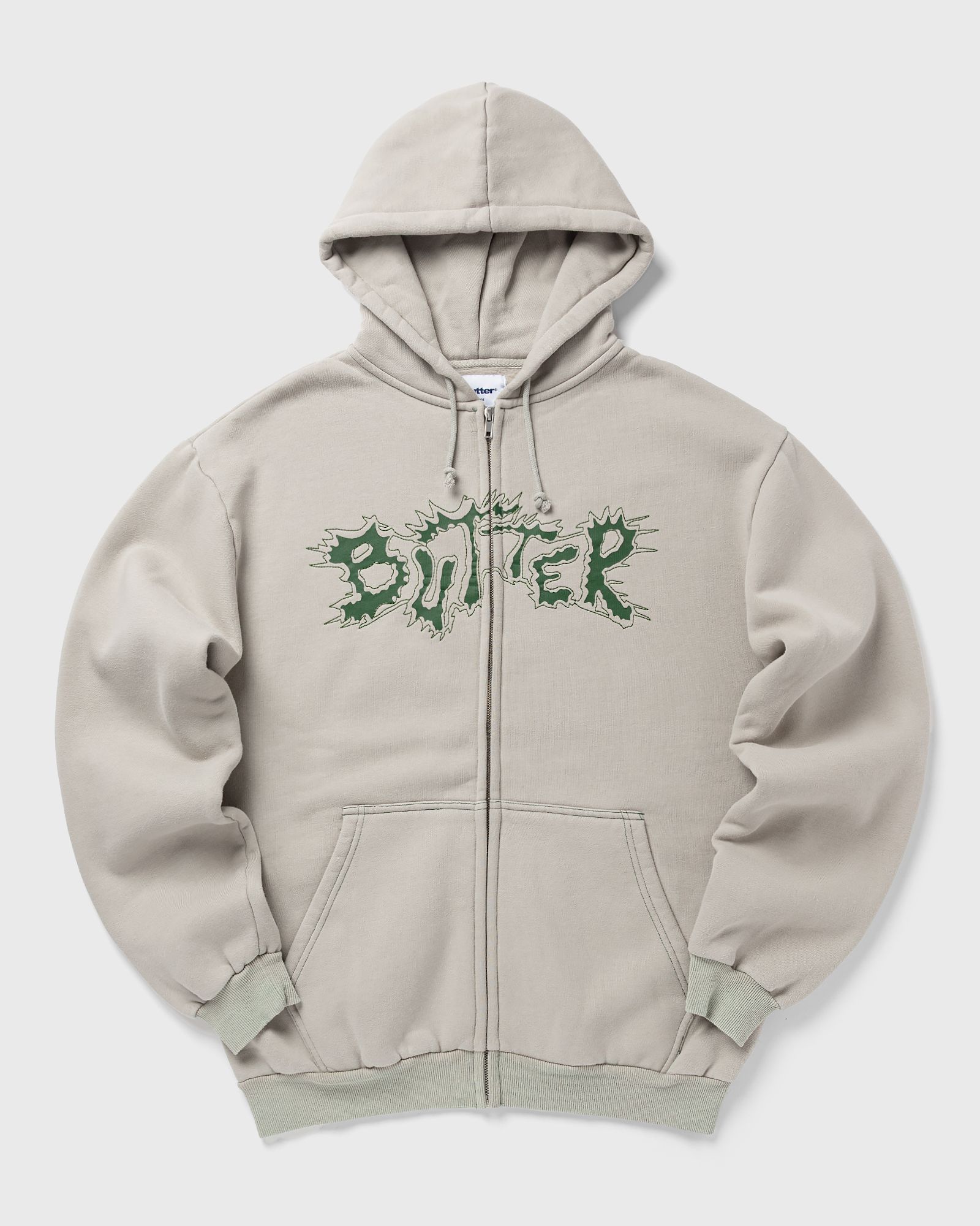 Butter Goods Eruption Zip-Thru Hood, grey