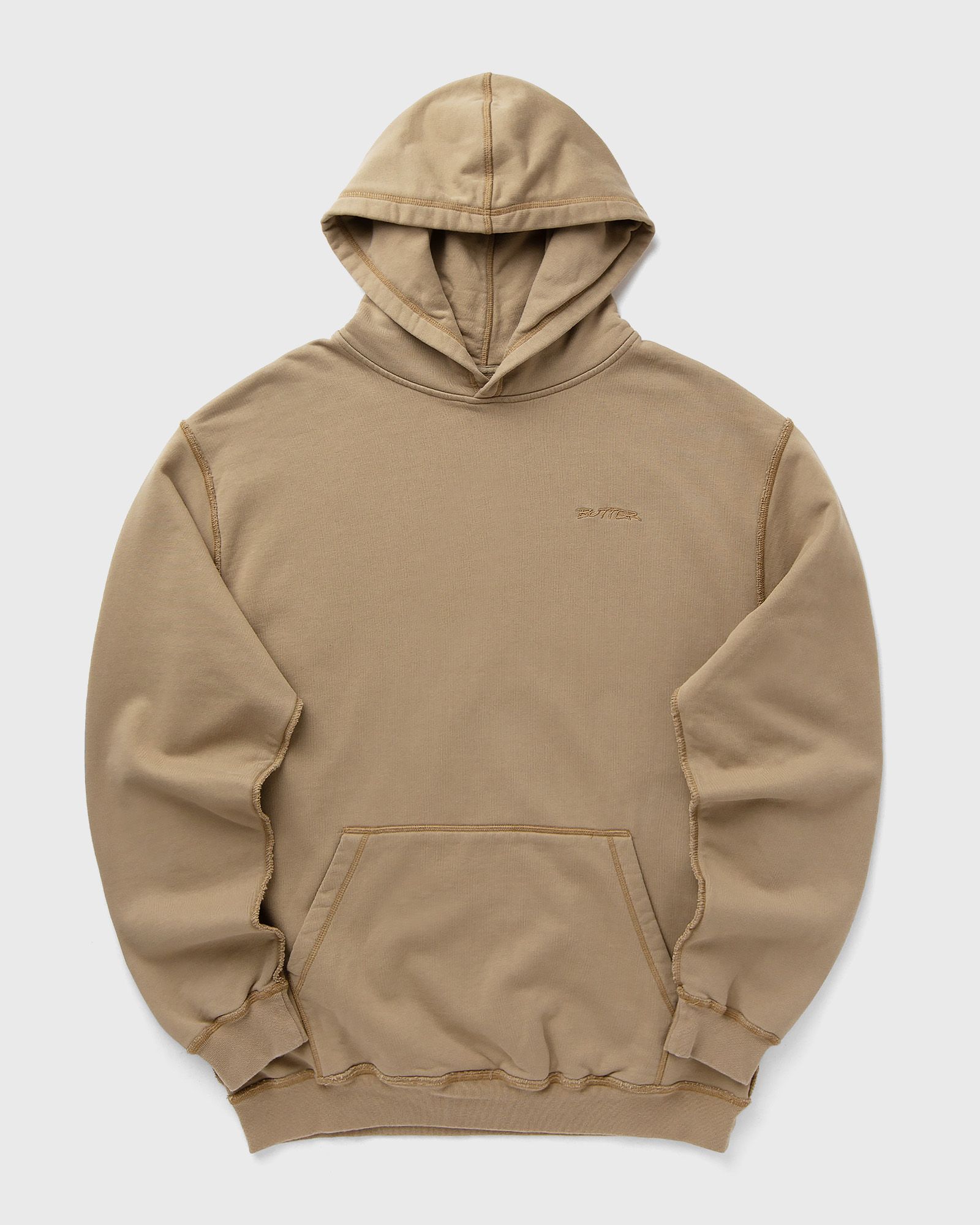 Butter Goods Inside Out Pullover Hood, brown