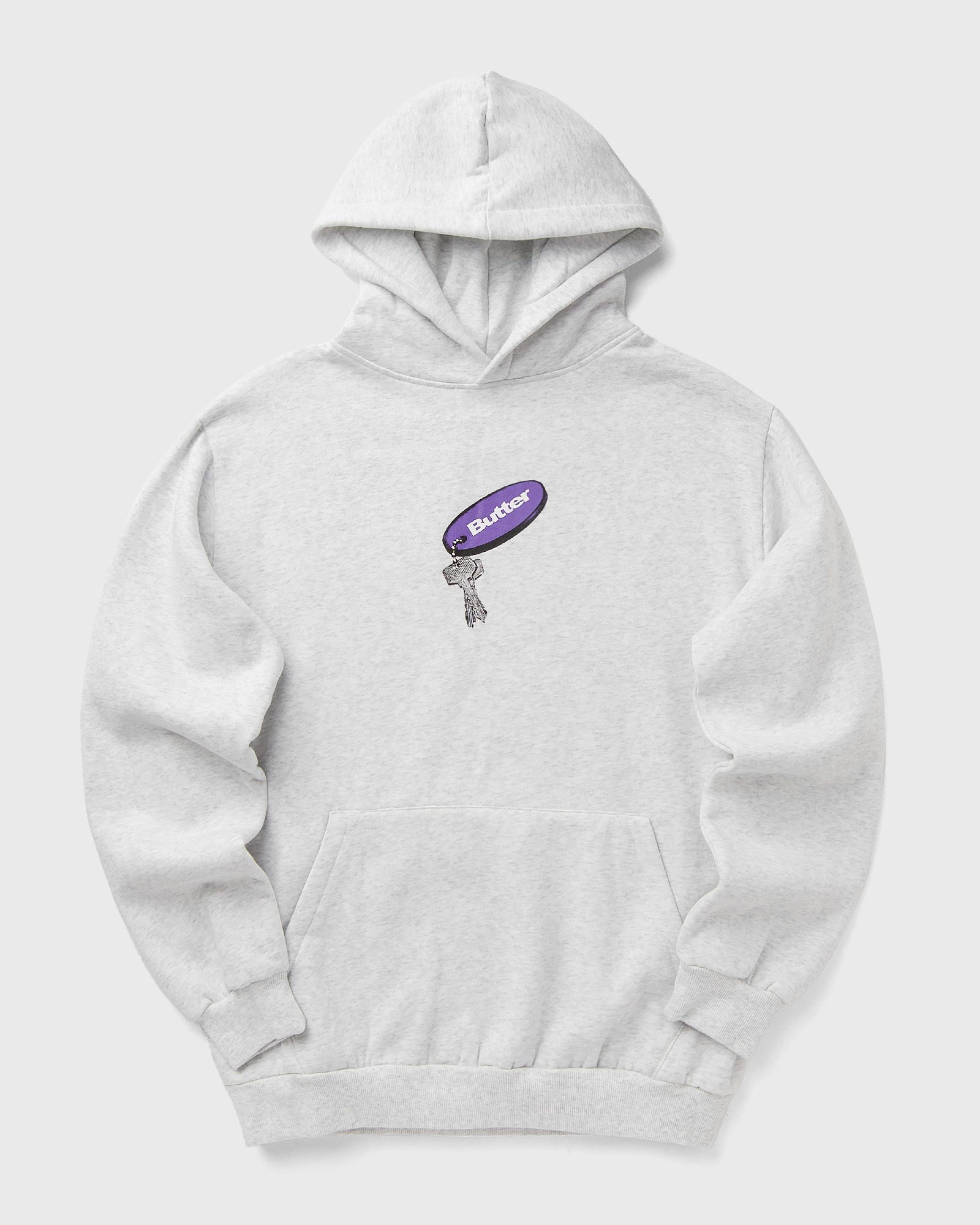 Butter Goods Key Chain Pullover Hood, grey