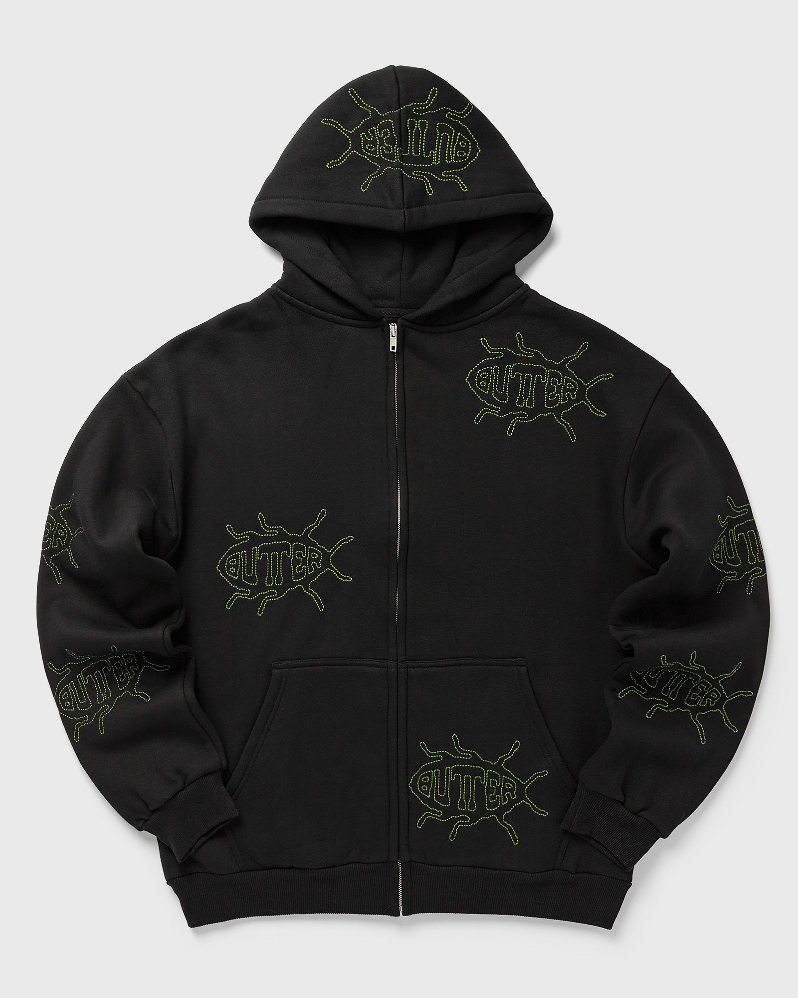 Butter Goods Roach Zip-Thru Hood, black