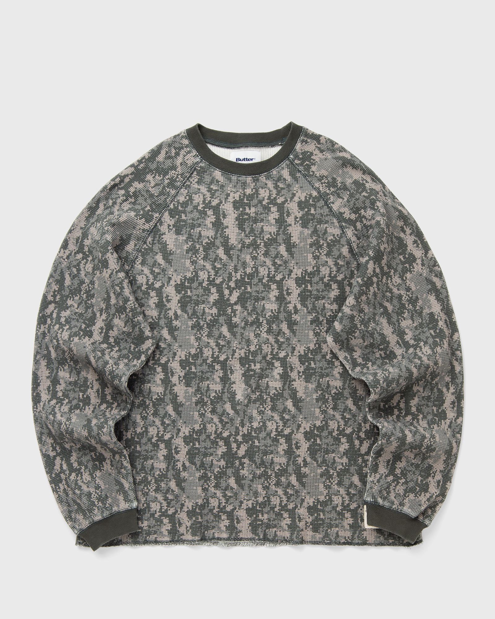 Butter Goods Waffle L/S Top, grey