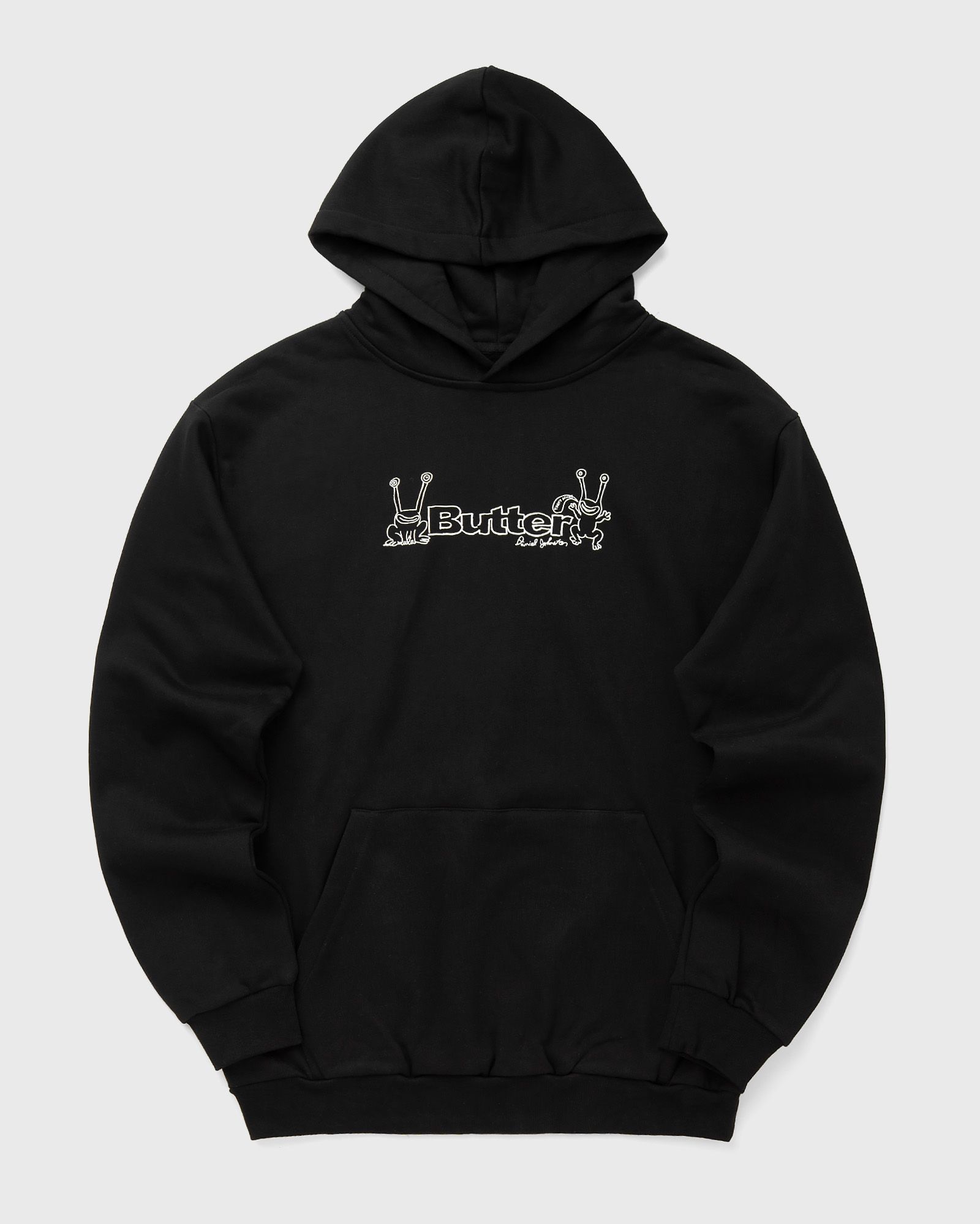 Butter Goods X Daniel Johnston Frog Logo Pullover Hood, black