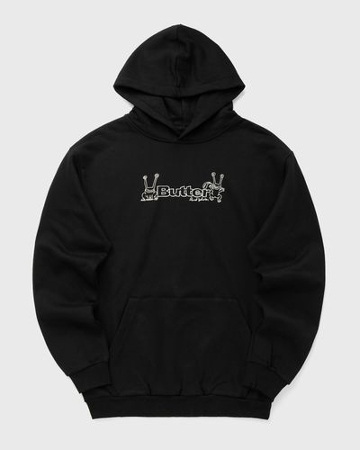 Butter Goods X Daniel Johnston Frog Logo Pullover Hood, black