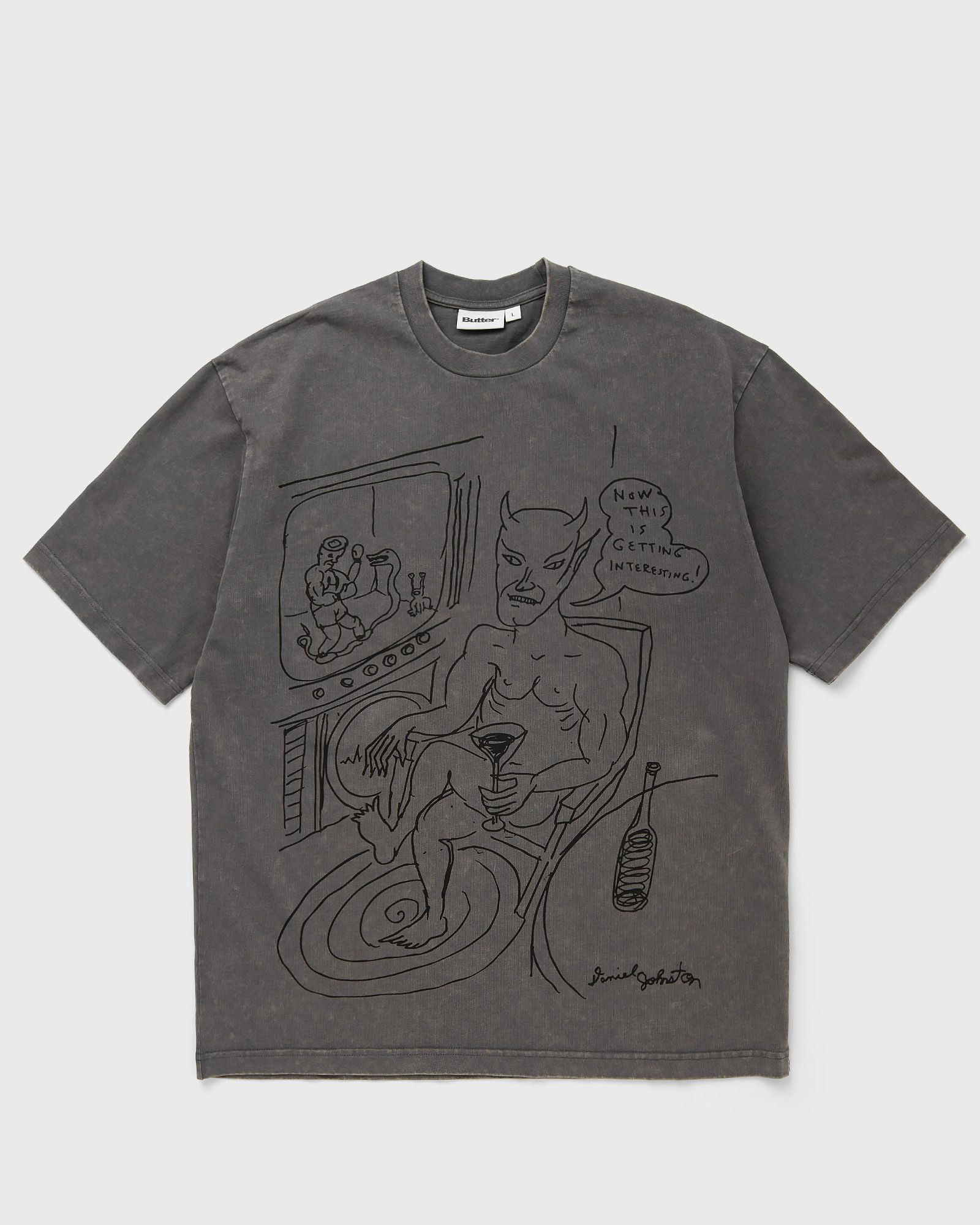 Butter Goods X Daniel Johnston Satan Tee, black