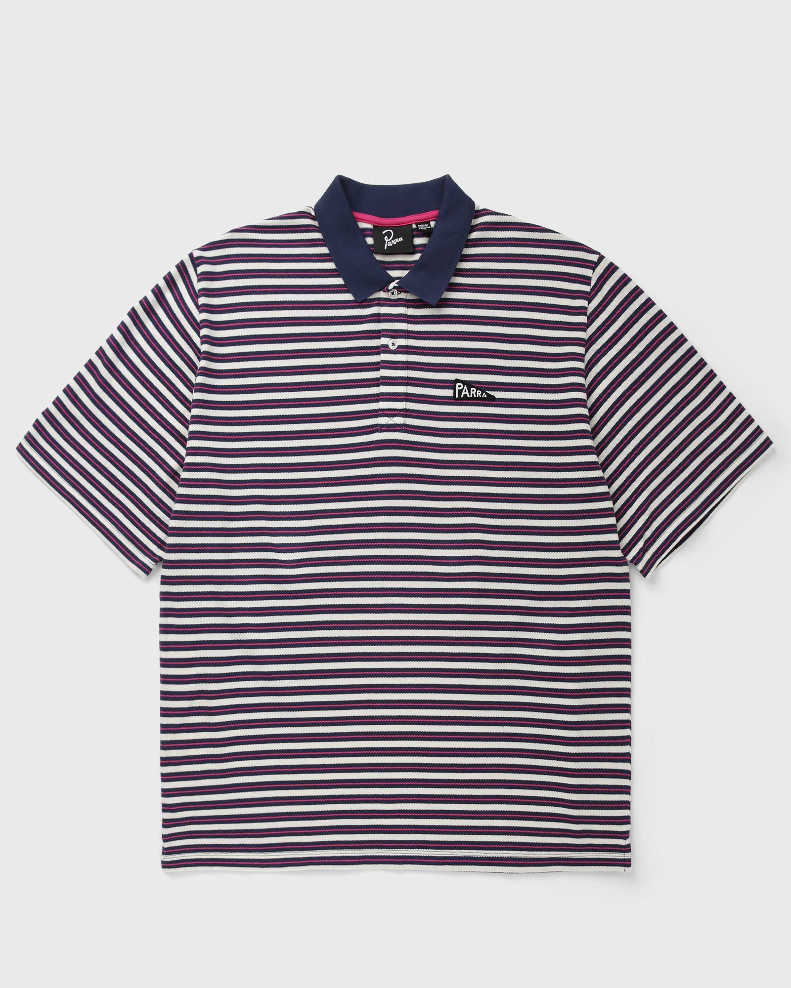 By Parra FLAG STRIPER POLO SHIRT, multi