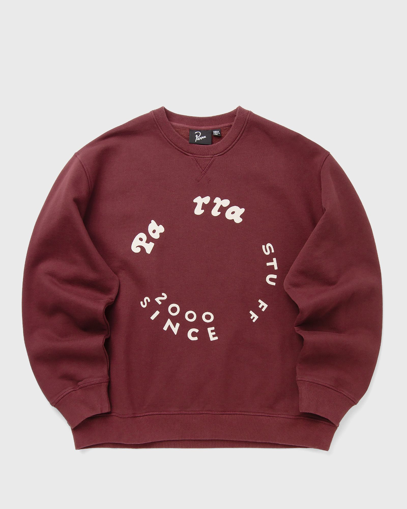 By Parra GASOLINE CREW NECK SWEATSHIRT, red