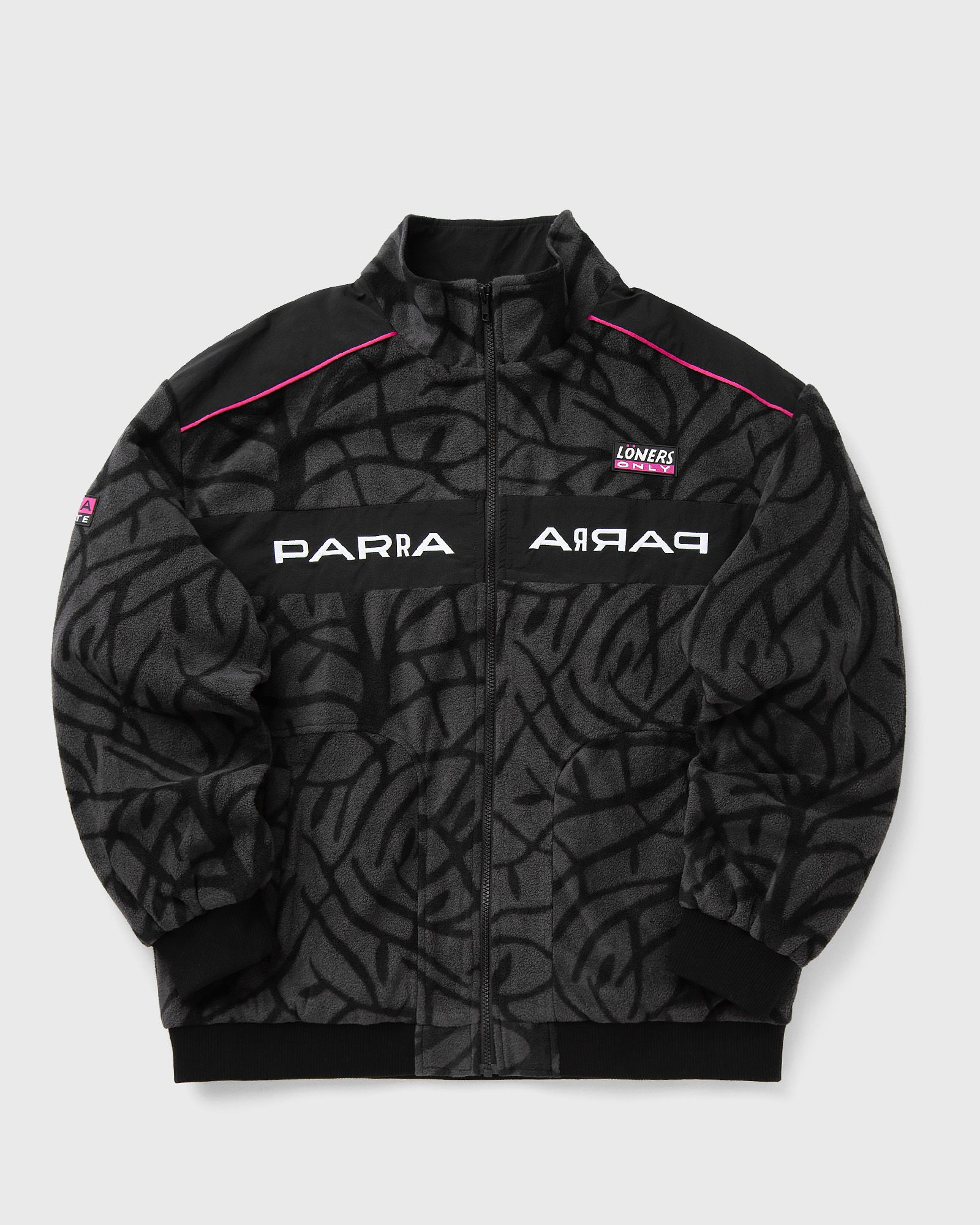 By Parra LONERS ONLY FLEECE JACKET, black