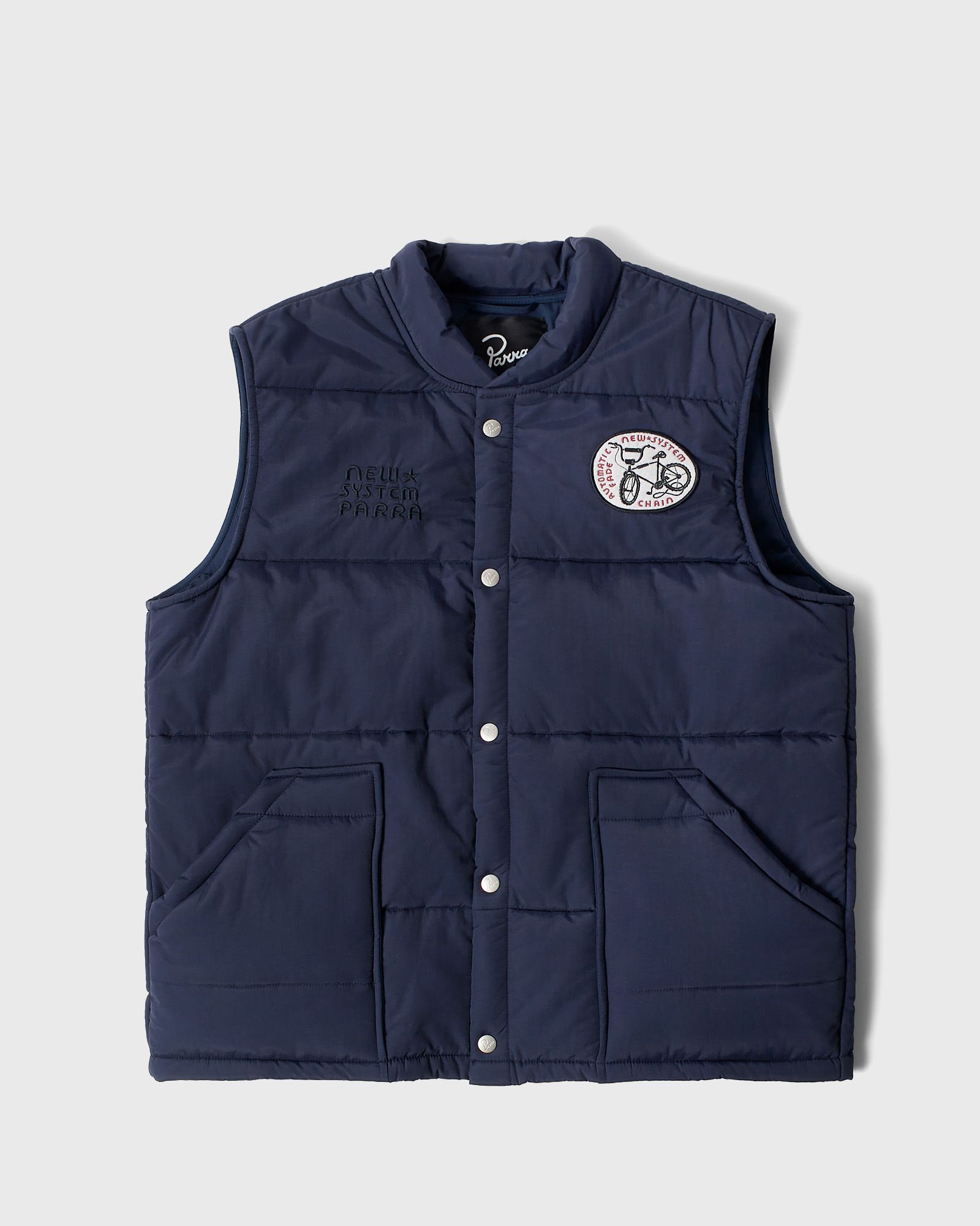By Parra New system puffer vest, blue