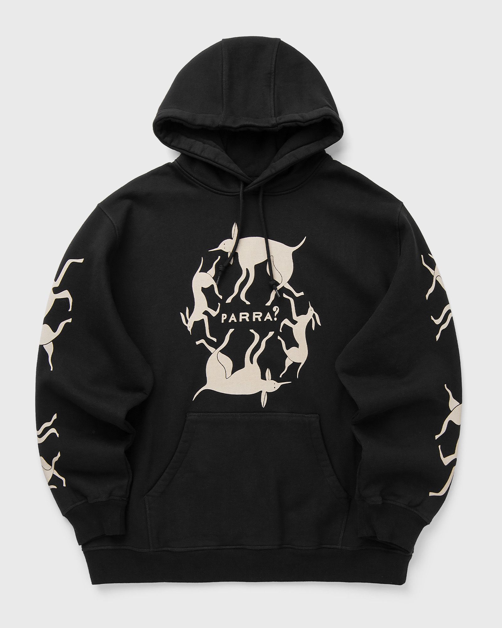 By Parra NON GRAND CAFE HOODED SWEATSHIRT, black