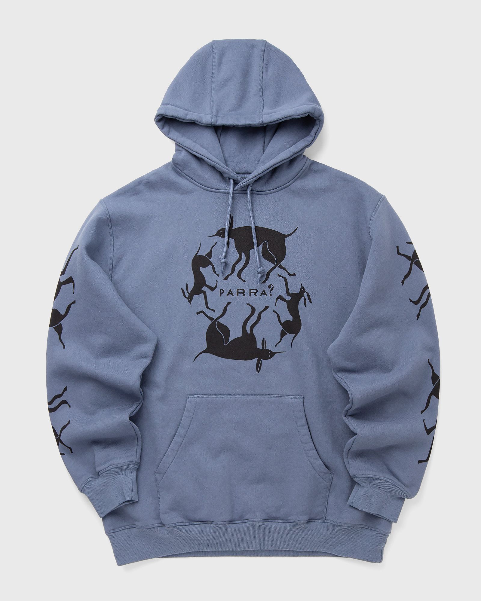 By Parra NON GRAND CAFE HOODED SWEATSHIRT, blue