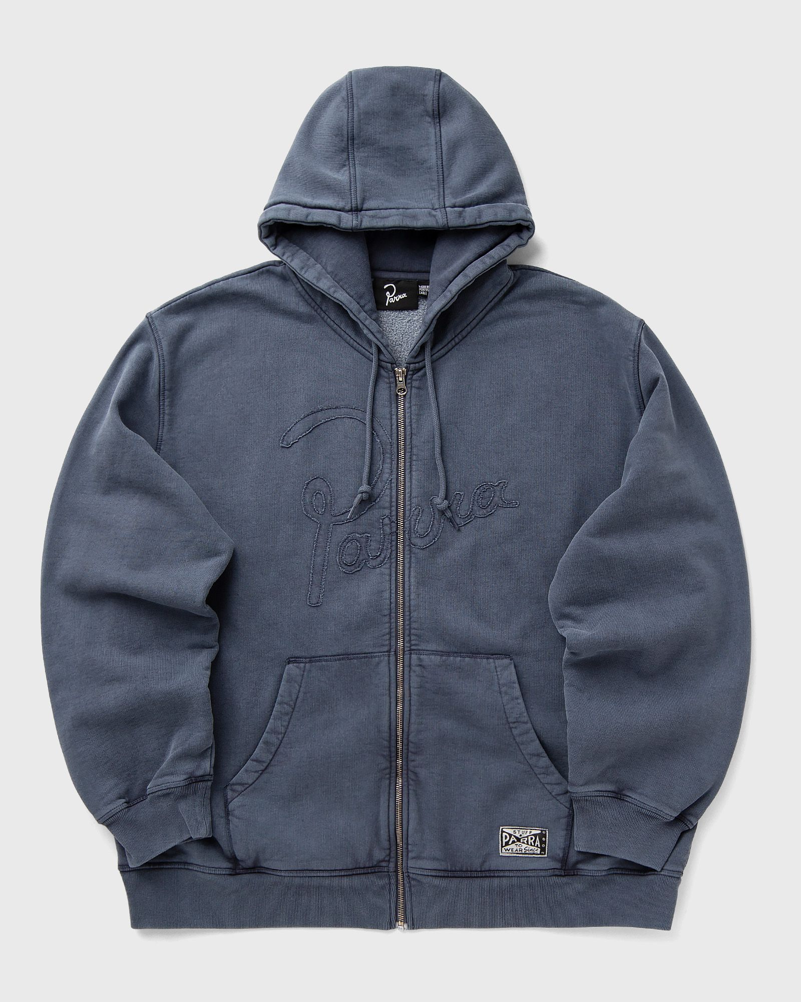 By Parra NOT FADE AWAY ZIP HOODED SWEATSHIRT, grey