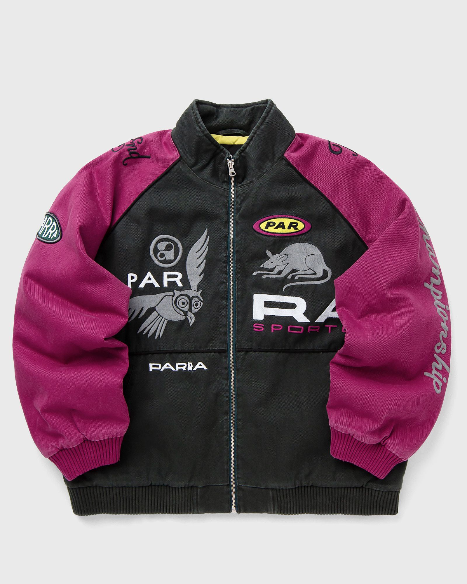 By Parra OWL MEETS RAT RACING JACKET, black|purple