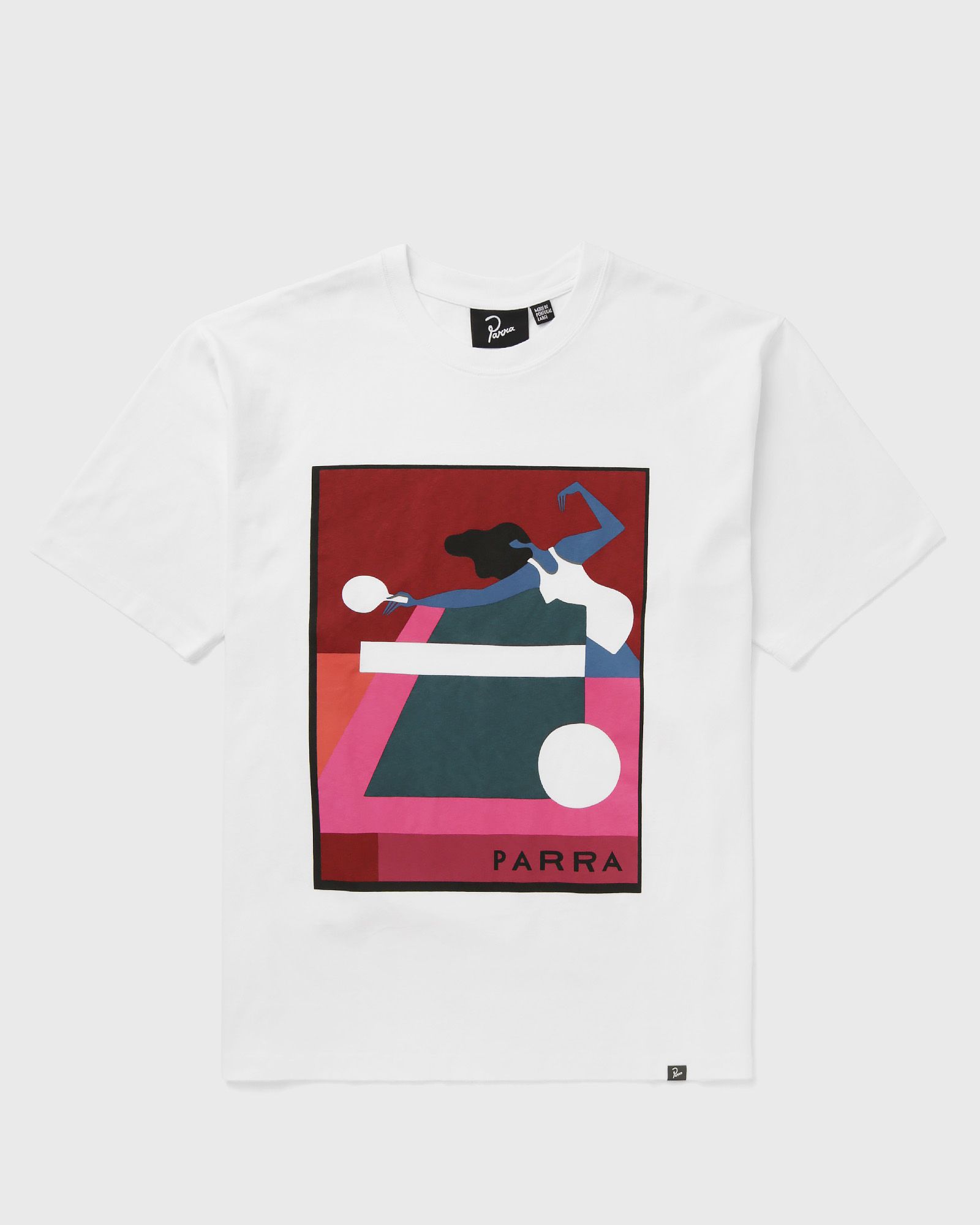 By Parra PING PONGED TEE, white