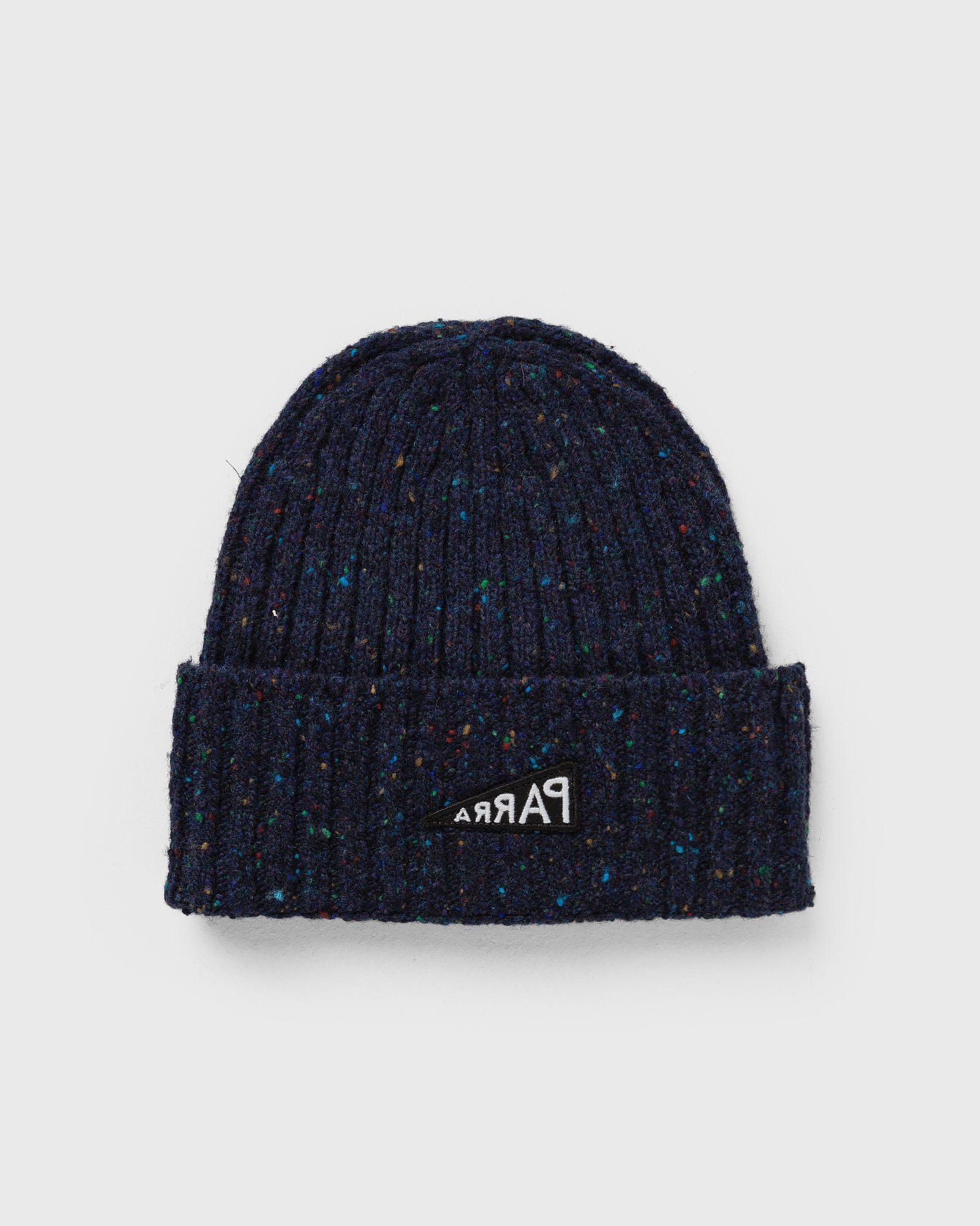 By Parra REVERSED FLAG BEANIE, white