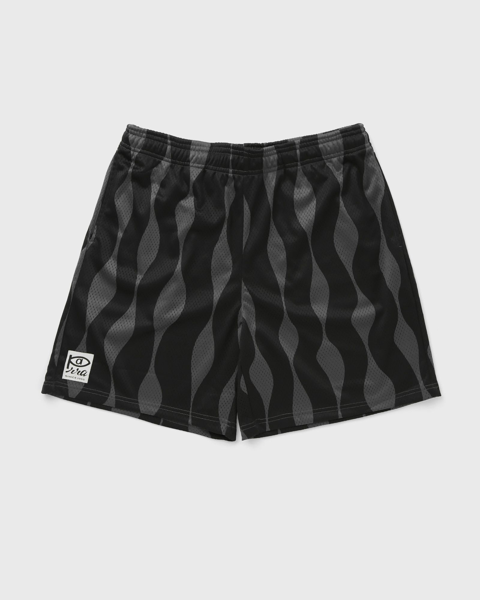 By Parra WAVED MESH SHORTS, black