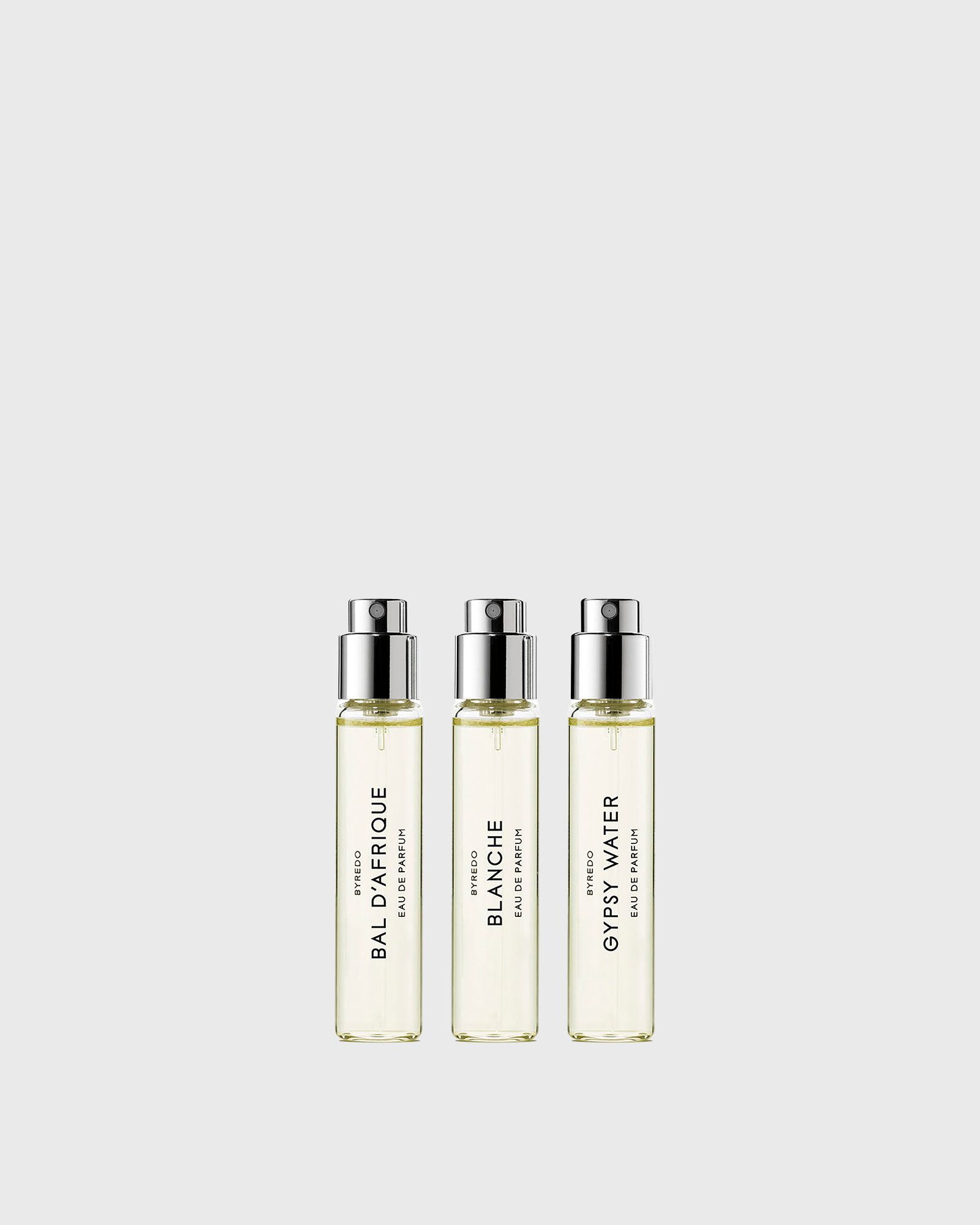 Byredo Set La Sélection Nomade (Bal d'Afrique/ Blanche/ Gypsy) 3 x 12ml, multi