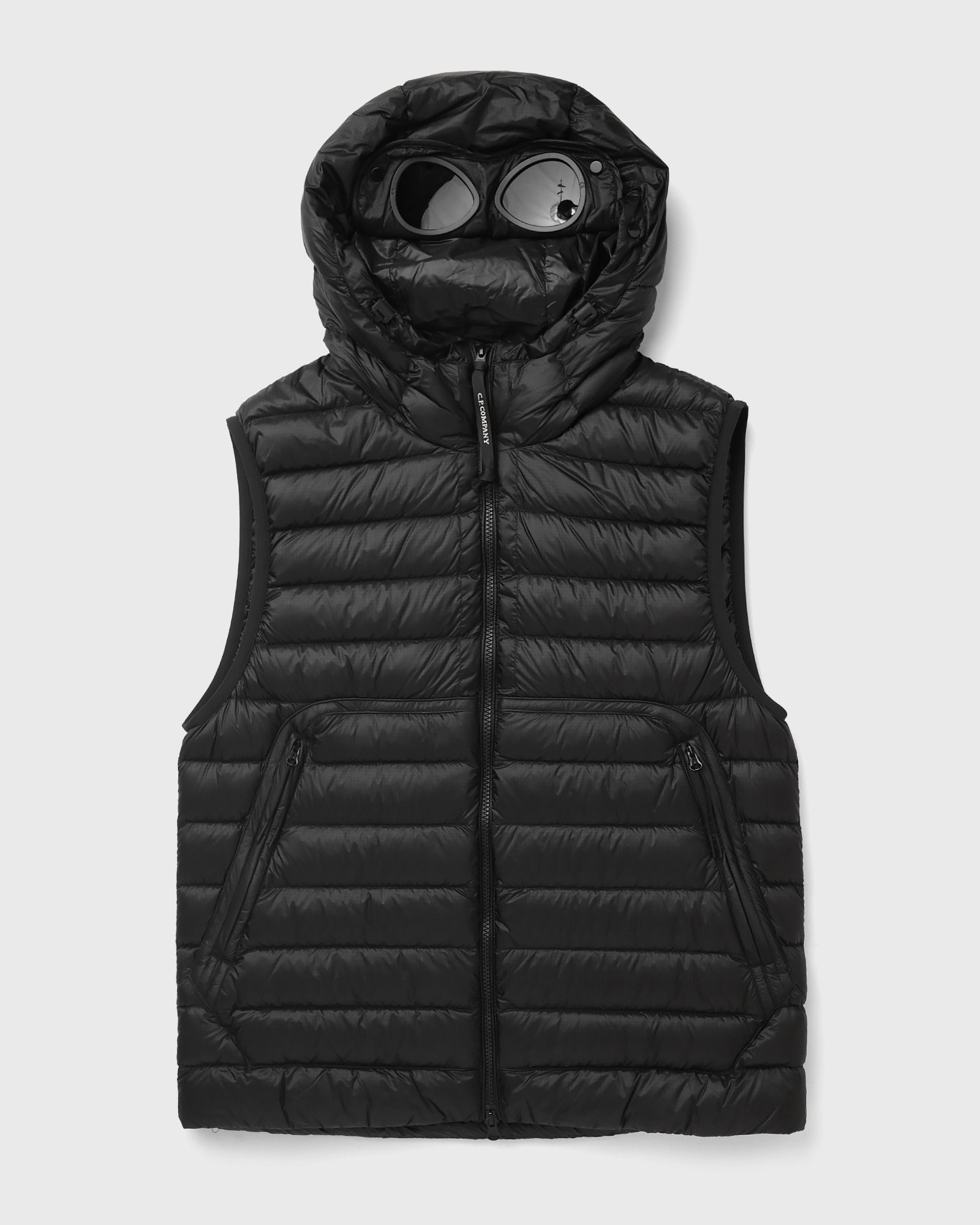 C.P. Company D.D. SHELL GOGGLE DOWN GILET, black