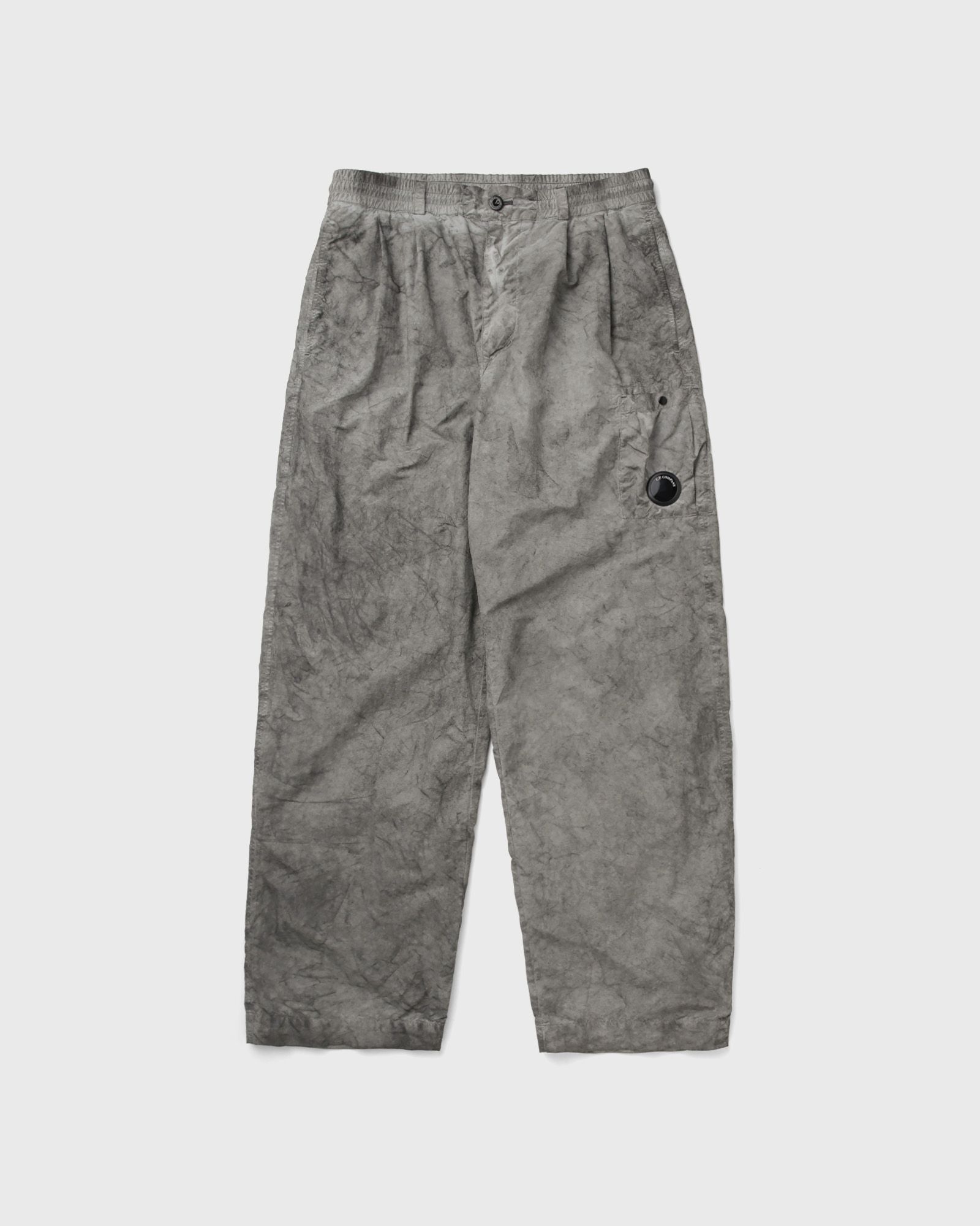 C.P. Company FLATT NYLON LOOSE CARGO PANTS, black