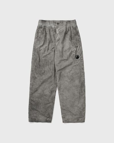 C.P. Company FLATT NYLON LOOSE CARGO PANTS, black