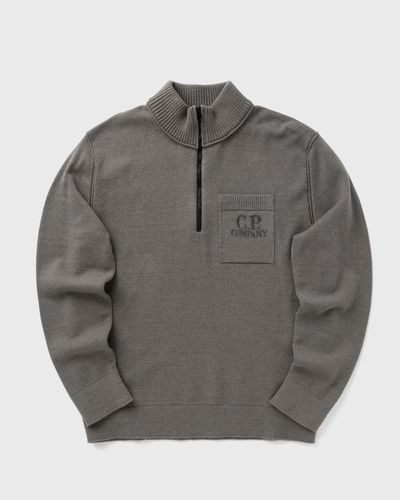 C.P. Company KNITWEAR - POLO COLLAR, grey
