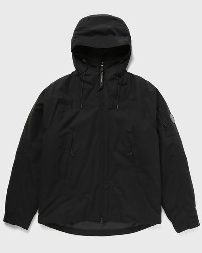 C.P. Company PRO-TEK PRIMALOFT SILVER HOODED JACKET, black
