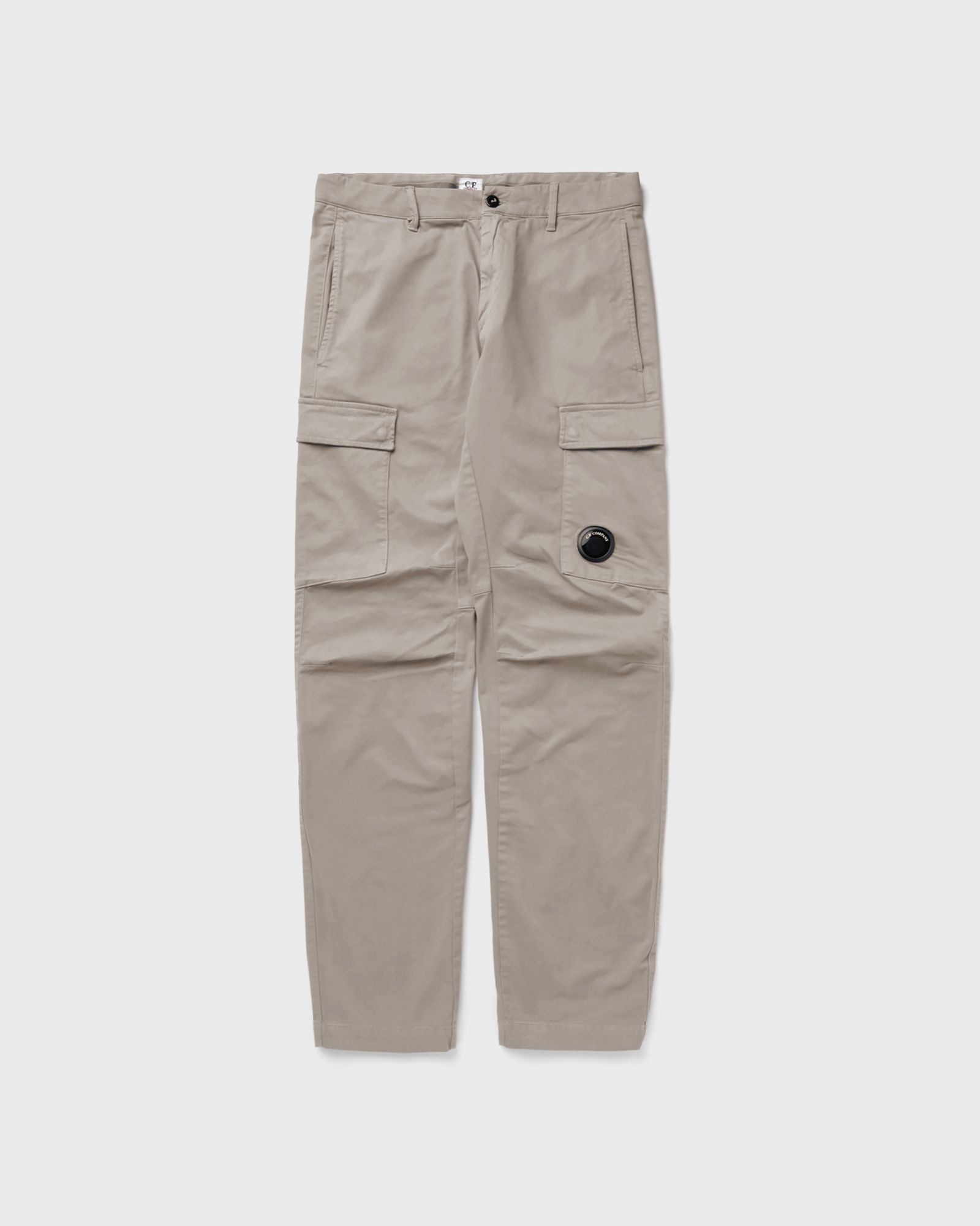 C.P. Company STRETCH SATEEN ERGONOMIC LENS CARGO PANTS, grey