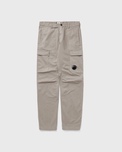 C.P. Company STRETCH SATEEN ERGONOMIC LENS CARGO PANTS, grey