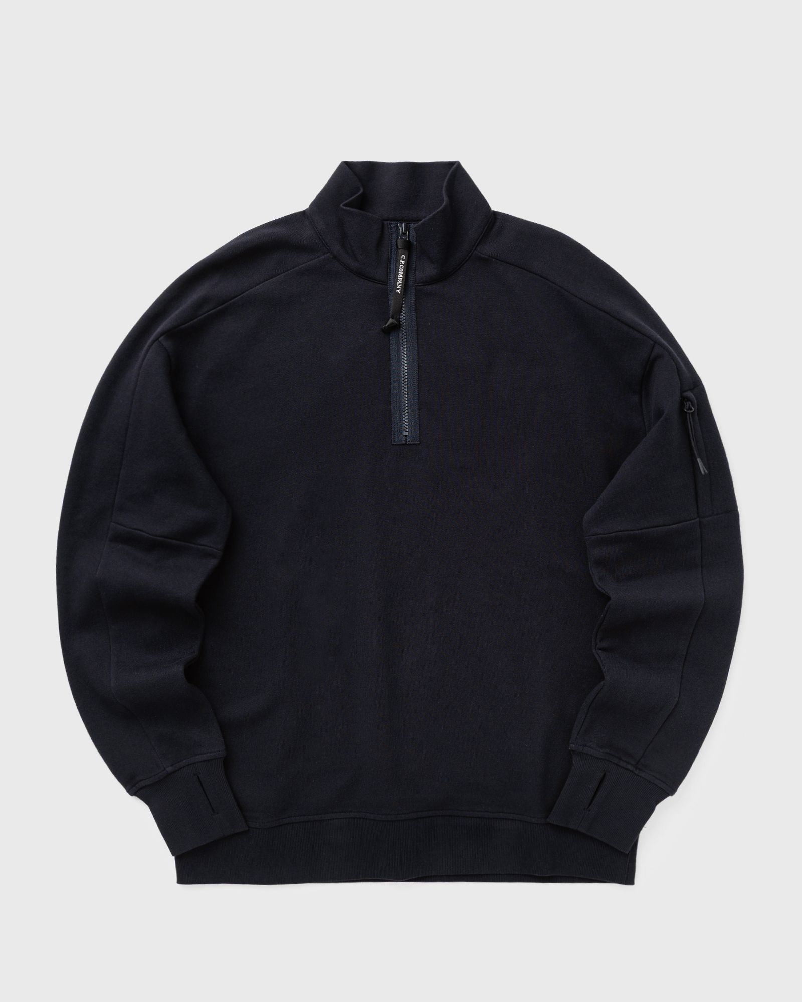 C.P. Company SWEATSHIRT - POLO COLLAR, black