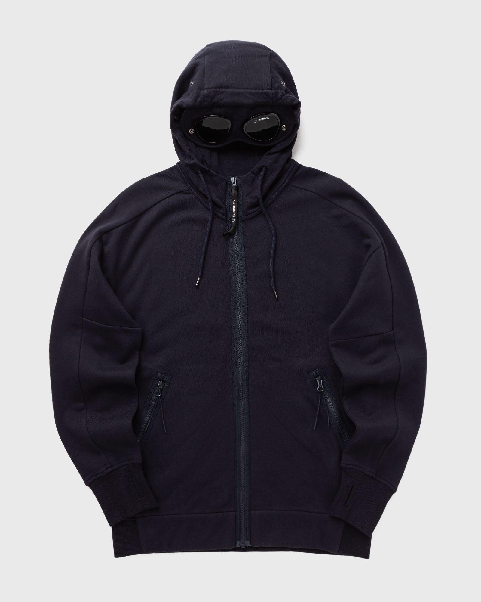C.P. Company SWEATSHIRTS - HOODED OPEN, black