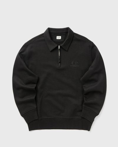 C.P. Company SWEATSHIRTS - POLO COLLAR, black