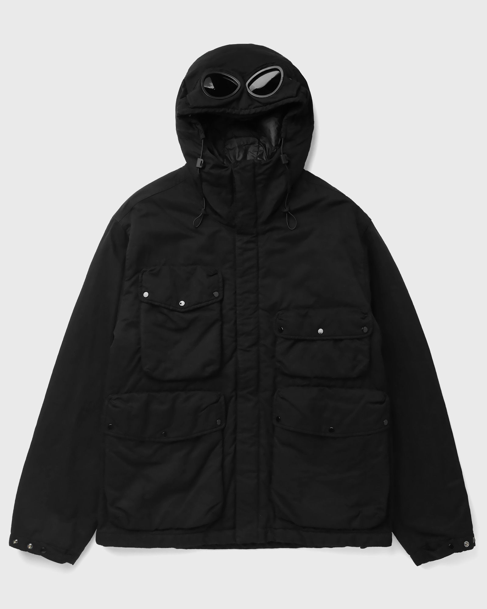 C.P. Company T-FLATT PADDED GOGGLE JACKET, black
