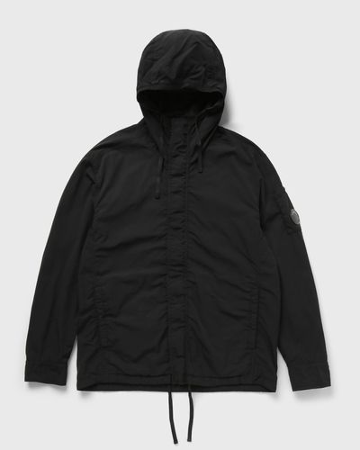 C.P. Company T-ST NYLON HOODED LENS OVERSHIRT, black