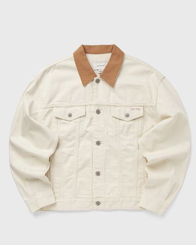 Calvin Klein Jeans 90S CK NATURAL W/ BROWN TRUCKER, beige