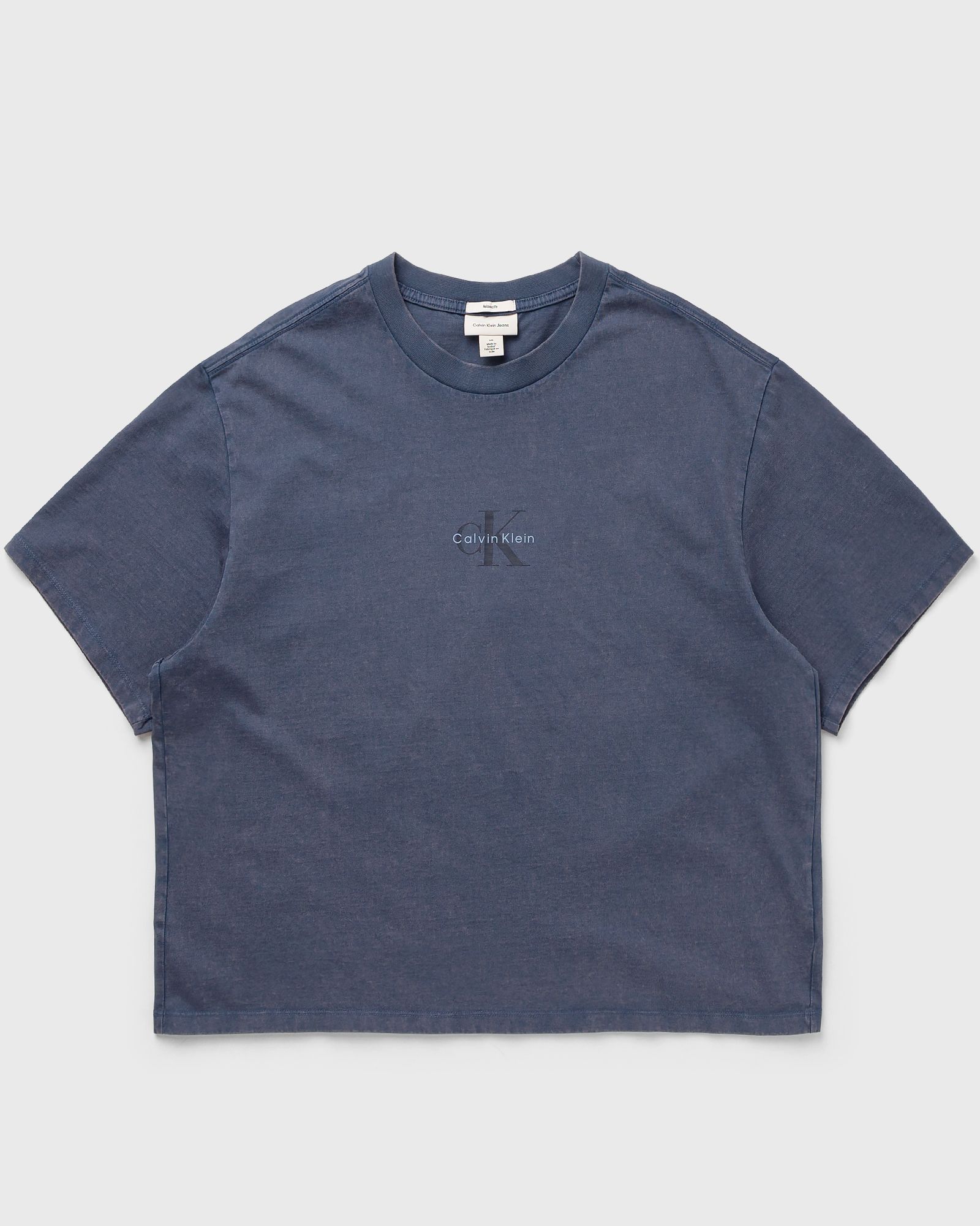 Calvin Klein Jeans 90S FIT MICRO MNLGO WASH TEE, blue