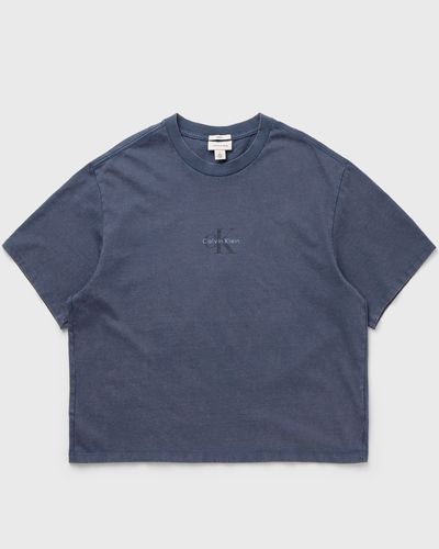 Calvin Klein Jeans 90S FIT MICRO MNLGO WASH TEE, blue