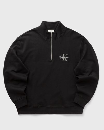 Calvin Klein Jeans LS EU 350TERRY MICRO MONOLOGO QT, black