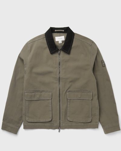 Calvin Klein Jeans LS MATTY CANVAS CONTRAST COLLAR, brown
