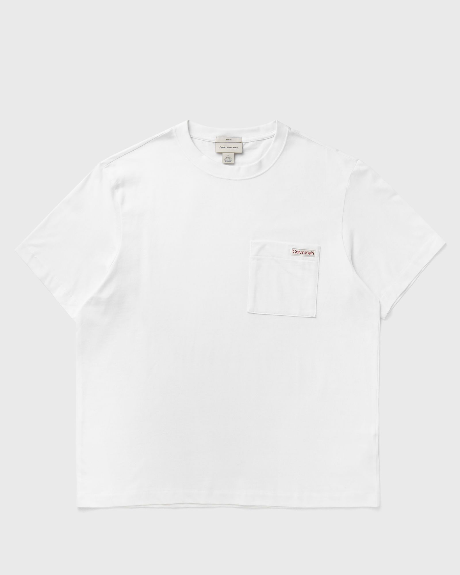 Calvin Klein Jeans SS 20S JERSEY EASY COIN POCKET T, white