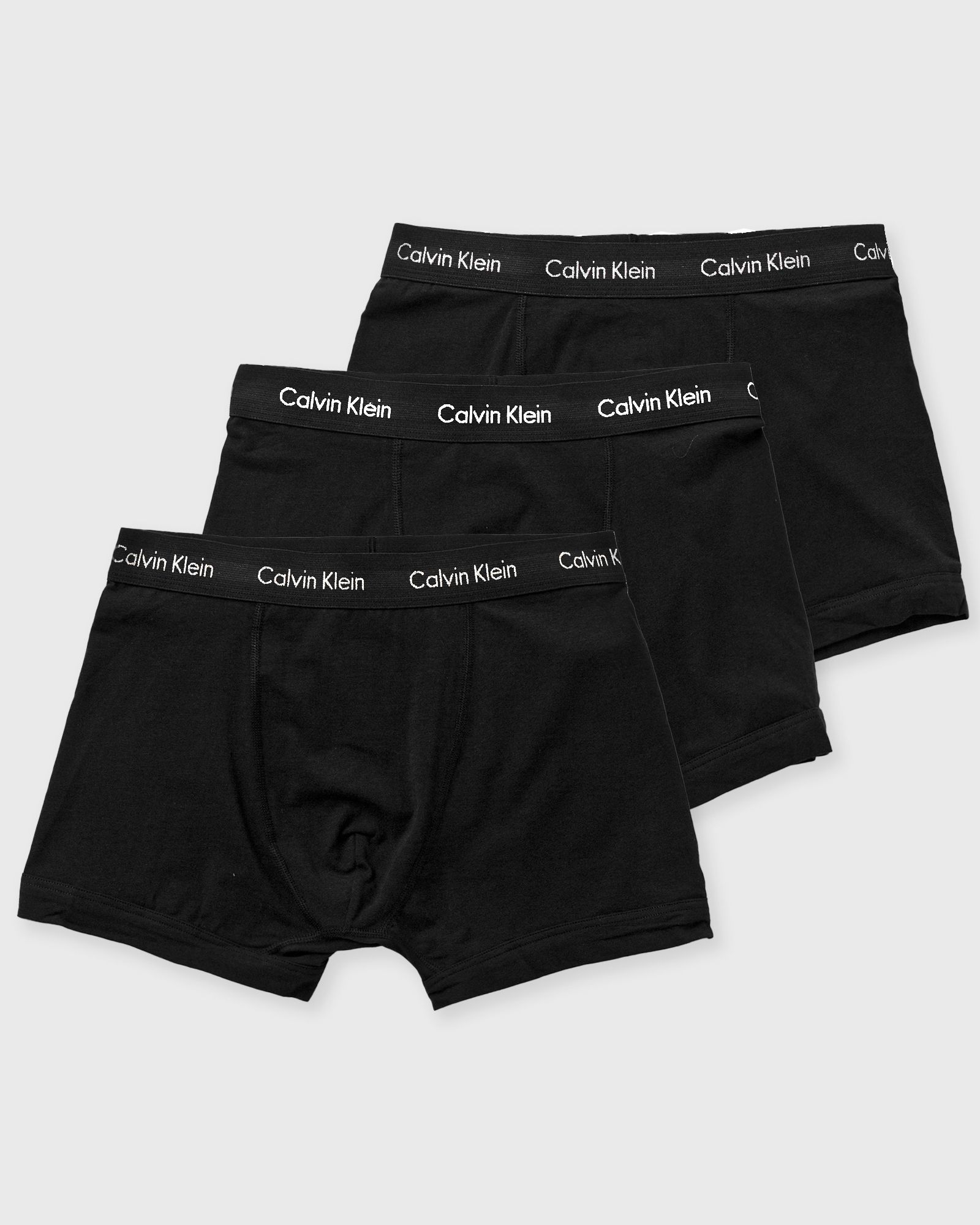 Calvin Klein Underwear COTTON STRETCH TRUNK 3PK, black