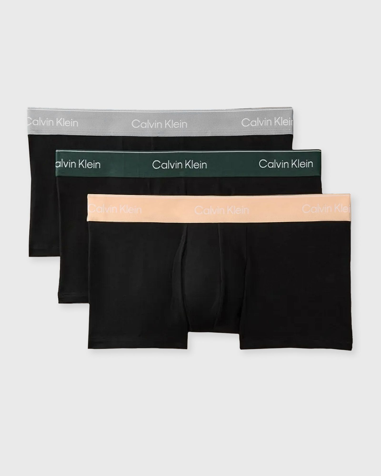 Calvin Klein Underwear LOW RISE TRUNK 3PK, black