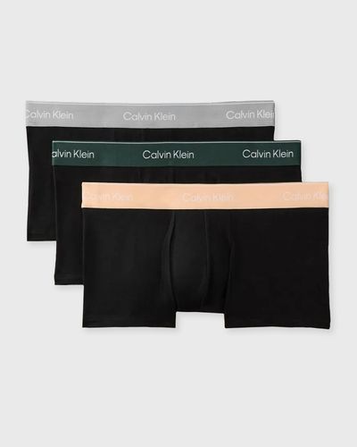 Calvin Klein Underwear LOW RISE TRUNK 3PK, black