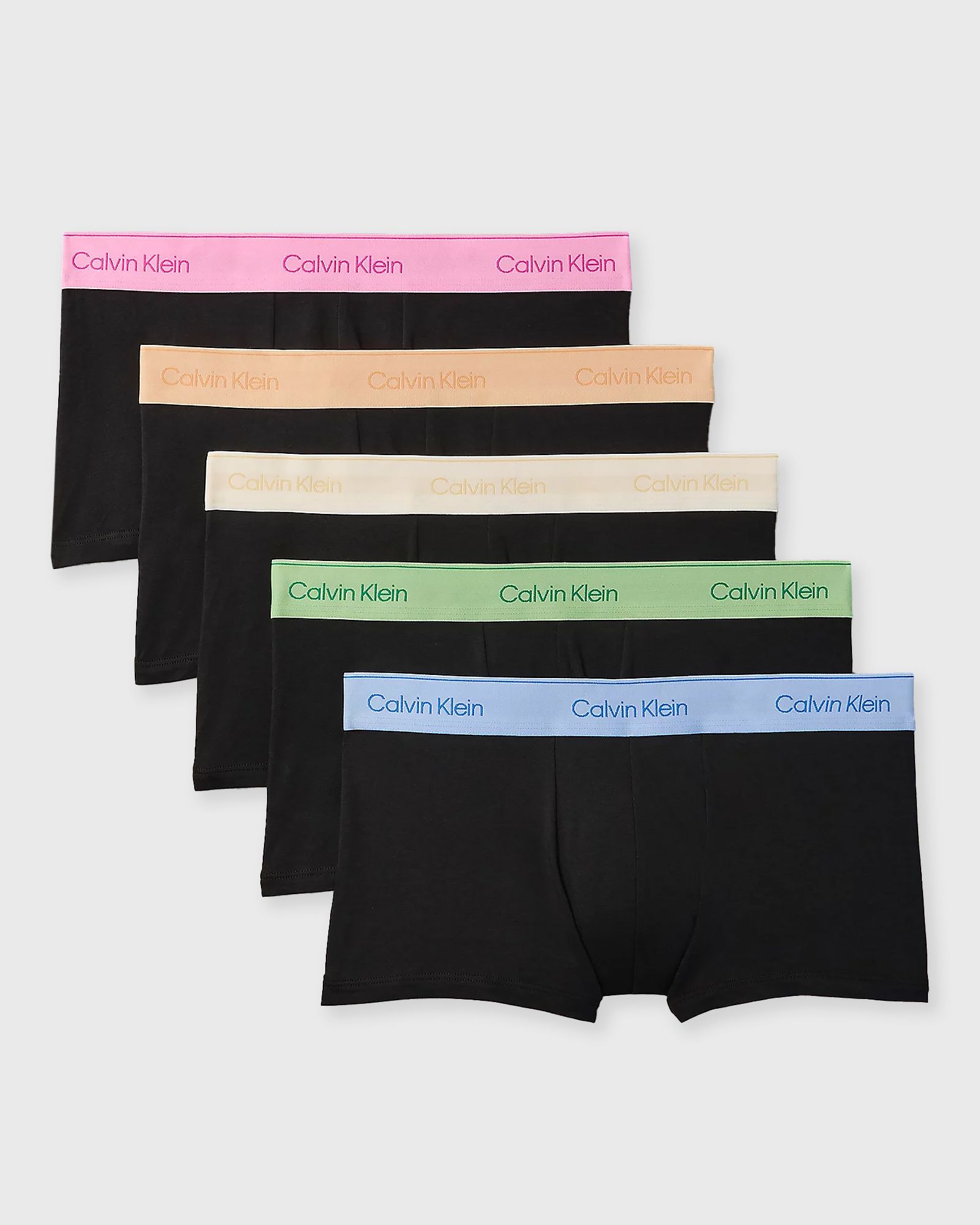 Calvin Klein Underwear LOW RISE TRUNK 5PK, black|multi