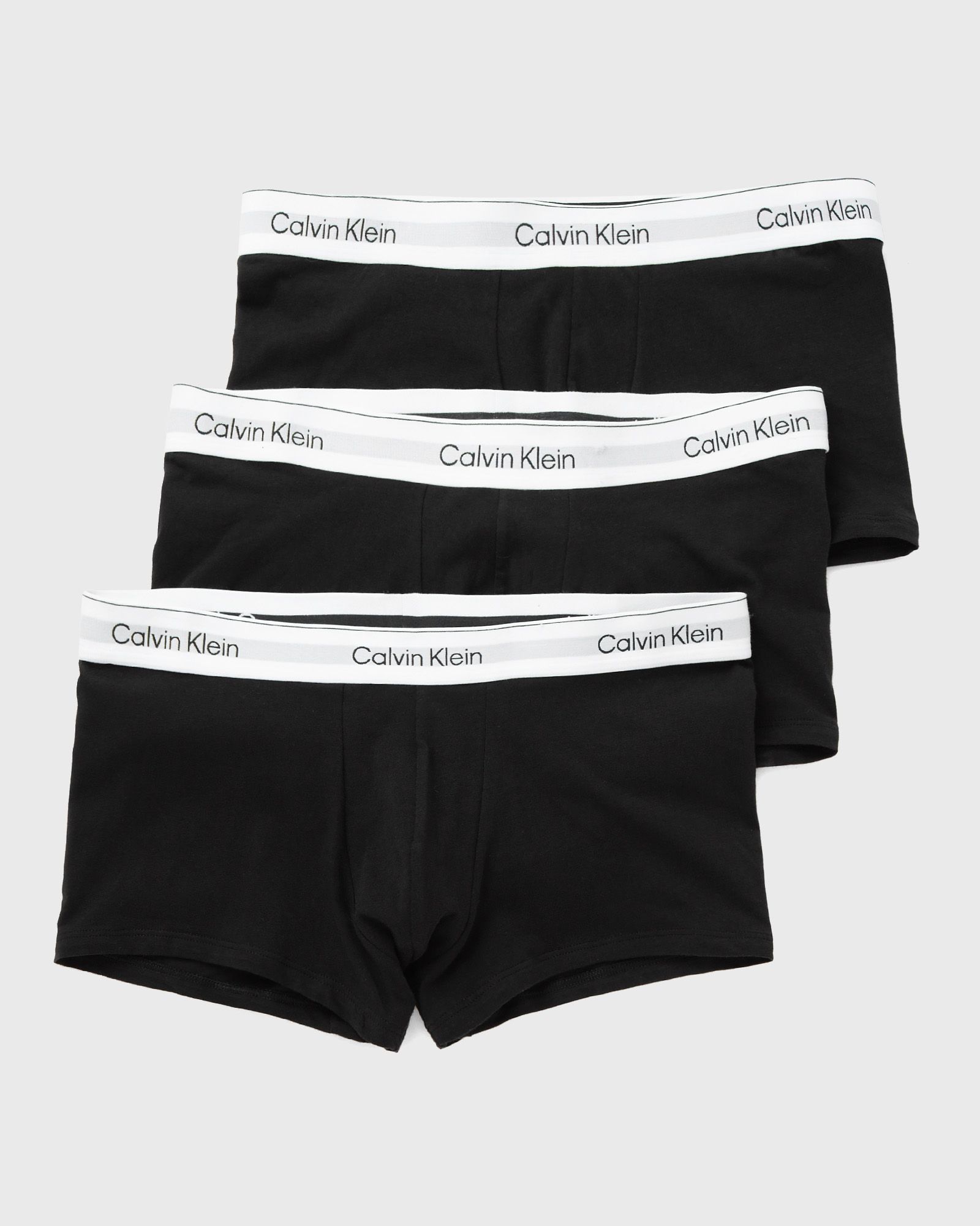 Calvin Klein Underwear LOW RISE TRUNK ICON COTTON STRETCH 3-PACK, black