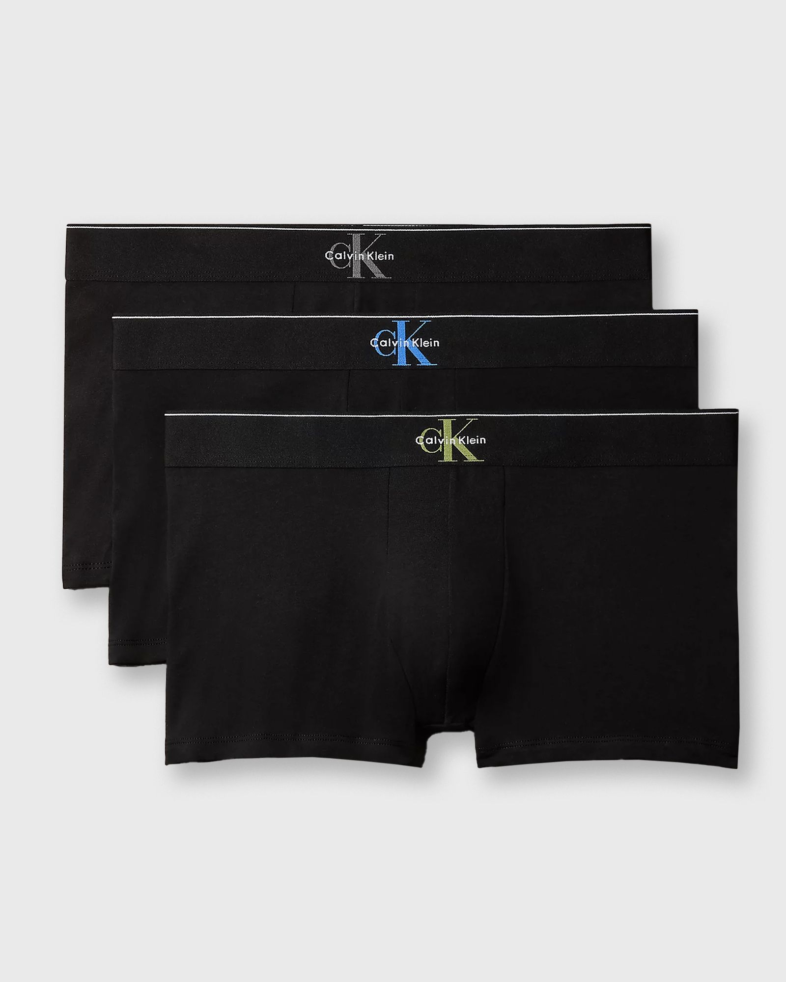 Calvin Klein Underwear Herren Schwarz 3Er-Pack Mono Logo Boxershorts Größe M, JD Sports - Bild 4