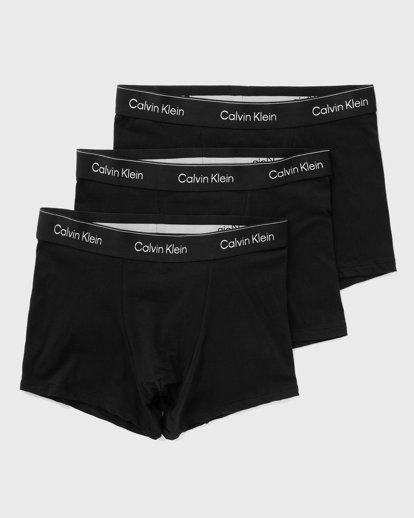 Calvin Klein Underwear TRUNK ICON COTTON STRETCH 3-PACK, black
