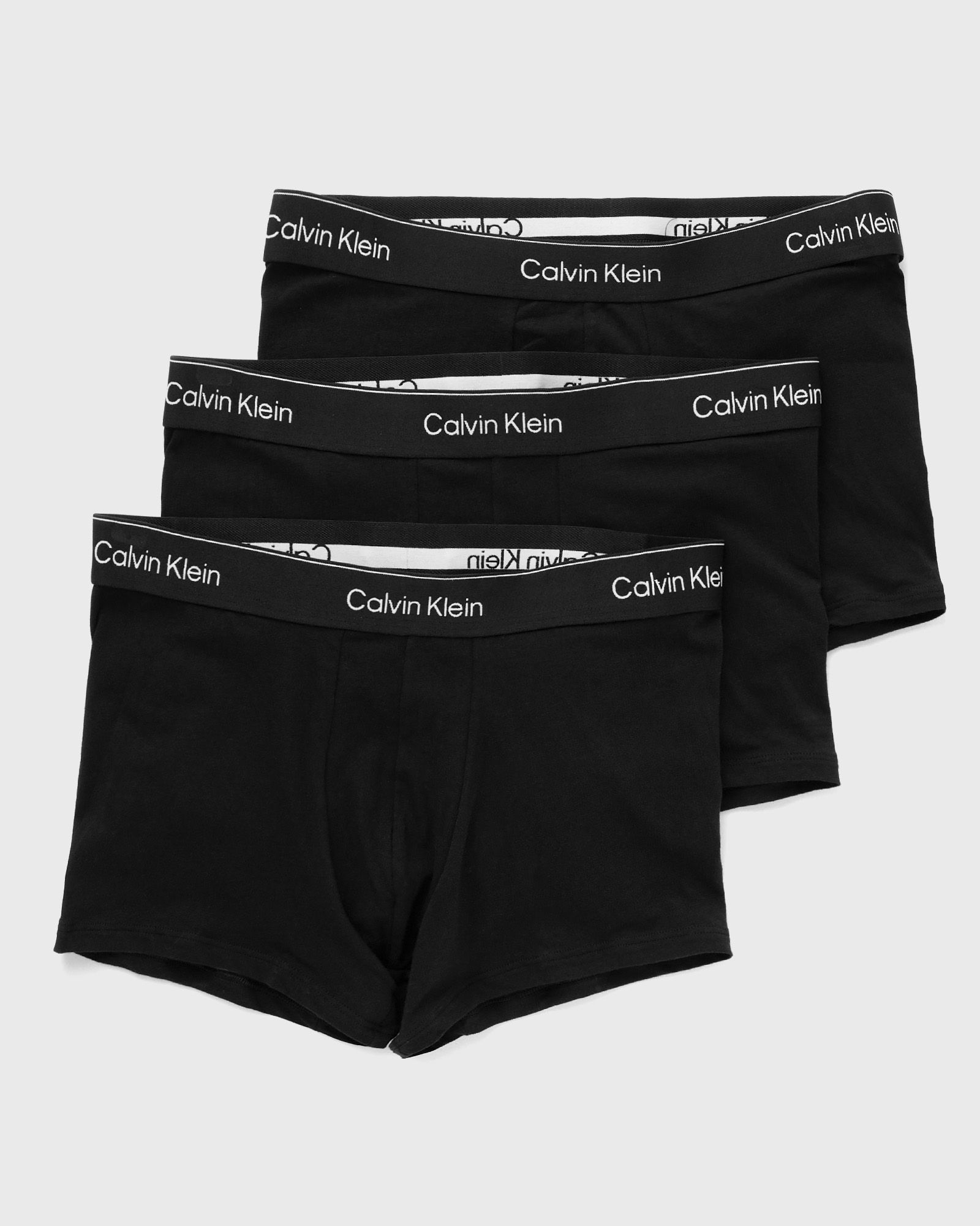 Calvin Klein Underwear TRUNK ICON COTTON STRETCH 3-PACK, black